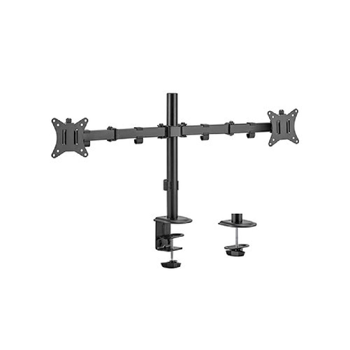 Gembird Braccio da tavolo regolabile per 2 espositori Gembird 17"-32" fino a 9 kg MA-D2-01 Gembird MA-D2-01 Supporti a parete per TV 81,3 cm (32") Scr