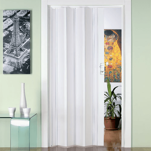 Pidema:Porte interne a soffietto moderne, porta a soffietto colore bianco pastello per gli interni della casa in offerta