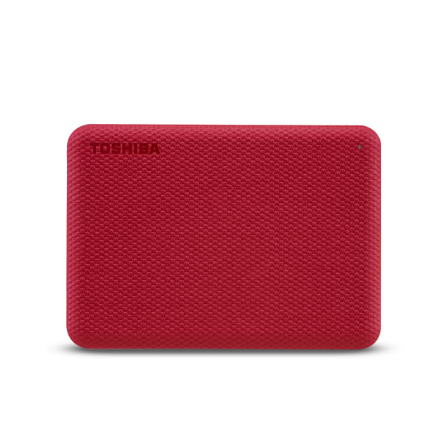 Toshiba Canvio Advance disco rigido esterno 2 TB 2.5" USB tipo A 2.0/3.2 Gen 1 (3.1 Gen 1) Rosso