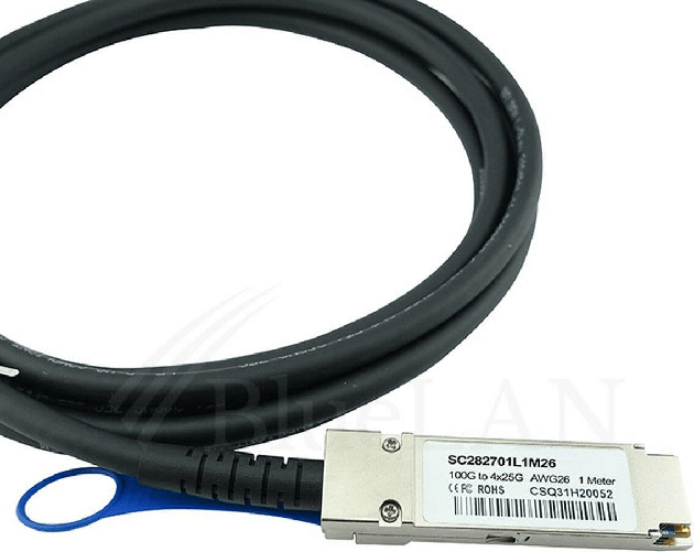 BlueOptics Rete compatibile 470-ABQB BlueLAN QSFP28 DAC SC282701L3M26