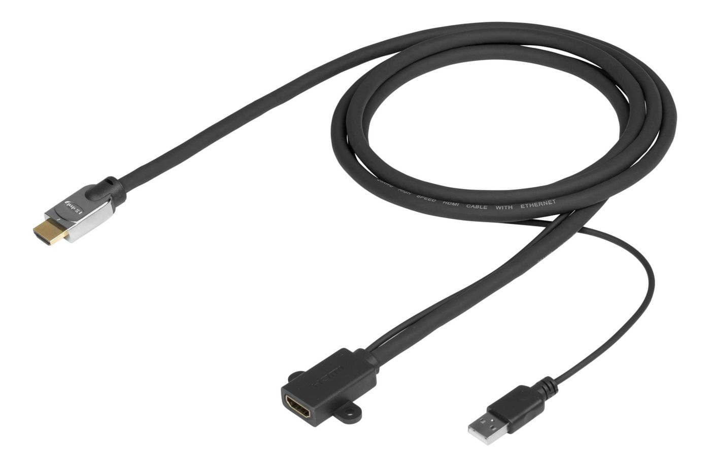 Vivolink PROHDMIHDMFM3 cavo HDMI 3 m HDMI tipo A Standard Nero (PRO HDMI MALE - FEMALE HDMI - 2.0 4K - 2K . - Warranty 1 Vivolink PROHDMIHDMFM3 cavo H