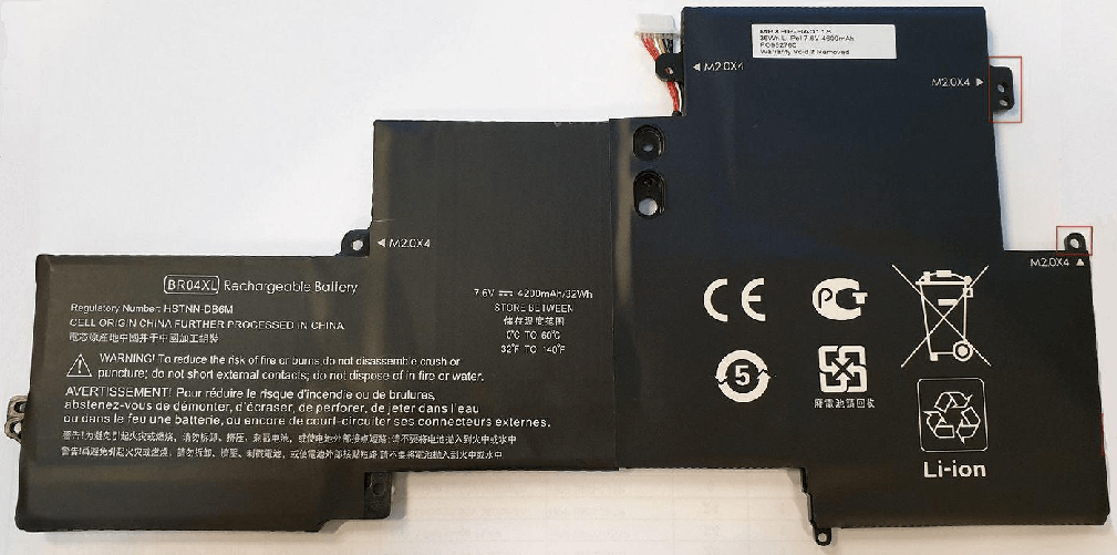 CoreParts MBXHP-BA0118 ricambio per laptop Batteria (Laptop Battery for HP 32Wh - Li-Pol 7.6V 4200mAh Black - 32Wh Li-Po CoreParts MBXHP-BA0118 ricamb