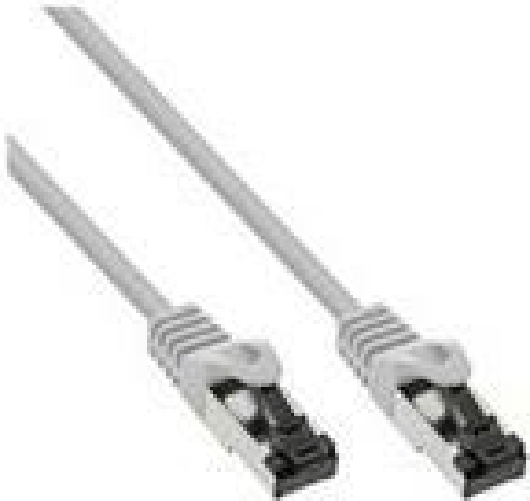 InLineÂ Patchkabel, S/FTP (PiMf), Cat.8.1, 2000MHz, halogenfrei, Kupfer, grau, 0,25m (78822) INLINE - Patch-Kabel - RJ-45 (M) zu RJ-45 (M) - 25 cm -