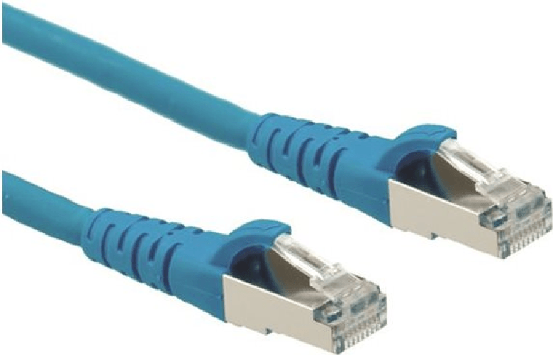 ROLINE Secomp Roline - Patch-Kabel - RJ-45 (M) bis RJ-45 (M) - 15,0m - SFTP - CAT 6a - Blau (21.15.2848)
