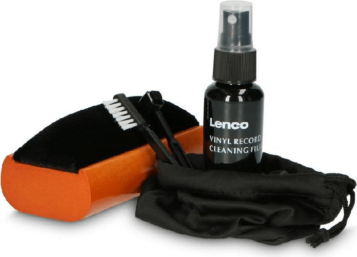 Lenco Kit pulizia vinile lenco tta 5in1 record cleaning kit orange e black Kit pulizia vinile lenco tta 5in1 record cleaning kit orange e black