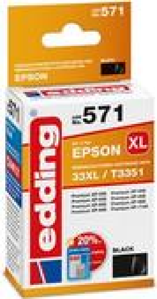 Edding cartuccia per stampante edding EDD-571 nera compatibile con EPSON 33XL / T3351XL