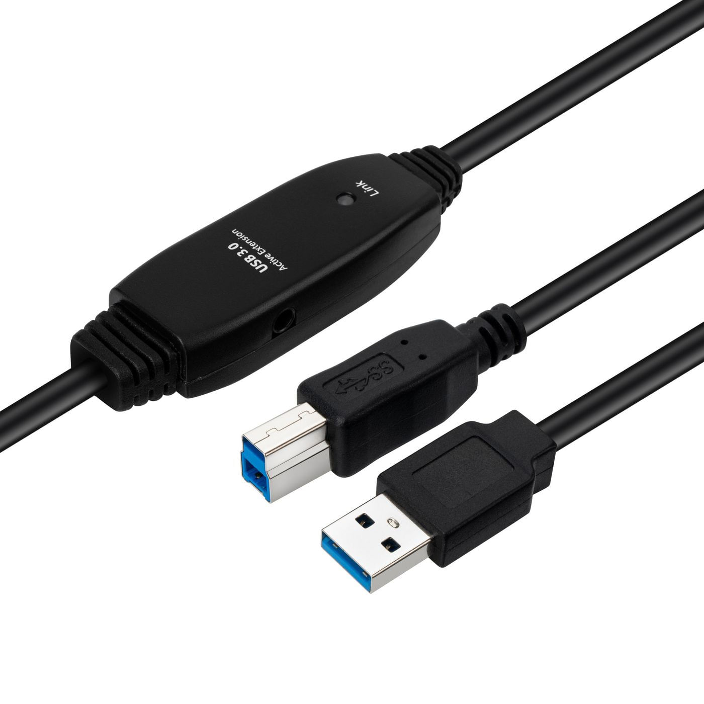 Micro Connect Active USB 3.2 Gen 1 A-B 7m - M-M Black Active USB 3.2 Gen - 1 Cable 7m - Warranty 300M Microconnect USB3.0AB7B cavo USB USB 3.2 Gen 1 (
