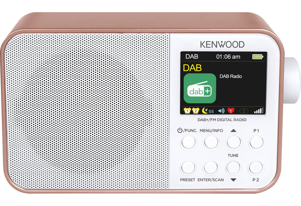 Kenwood CR-M30DAB-R radio Portatile Digitale Rose Gold