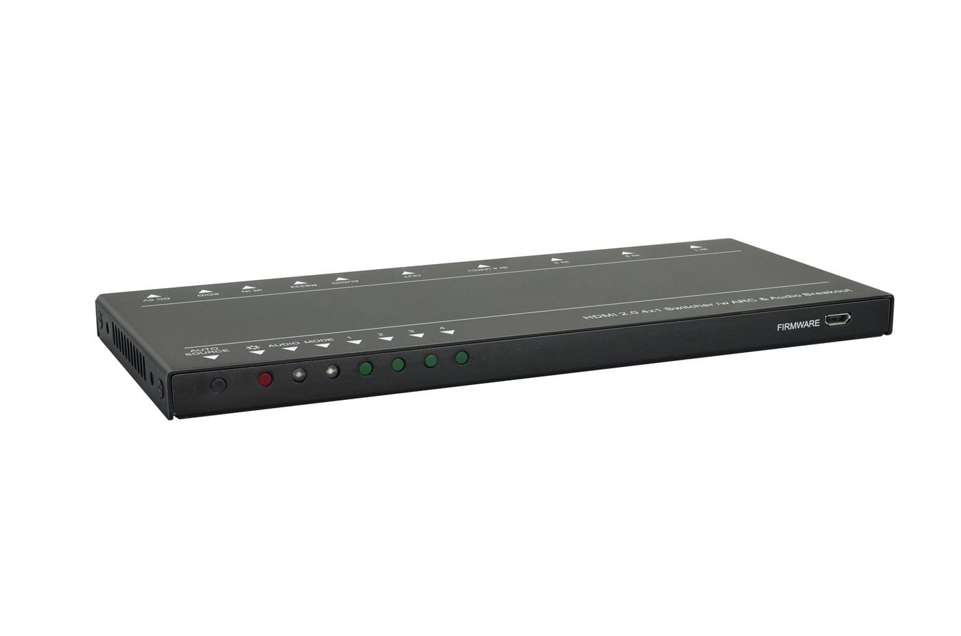 Vivolink VLSW141H conmutador de vdeo HDMI (HDMI switcher 4x1 4K60Hz - with RS232 control ARC and - analogue audio de-emb Vivolink VLSW141H conmutador