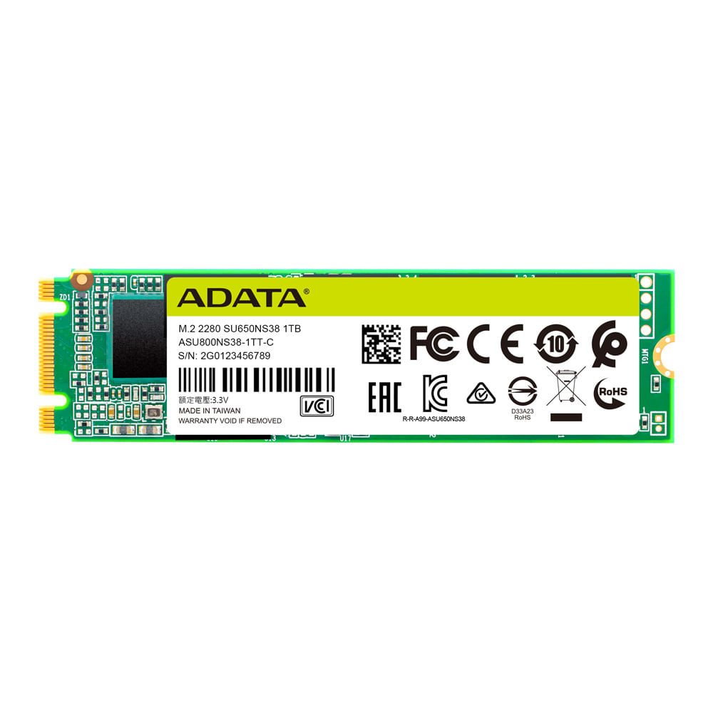 ADATA Ultimate SU650 M.2 1 TB Serial ATA III 3D NAND (Adata Ultimate SU650 ASU650NS38-1TT-C 1TB M.2 Sata 2280 3D NAND SS ADATA Ultimate SU650 1 TB M.2