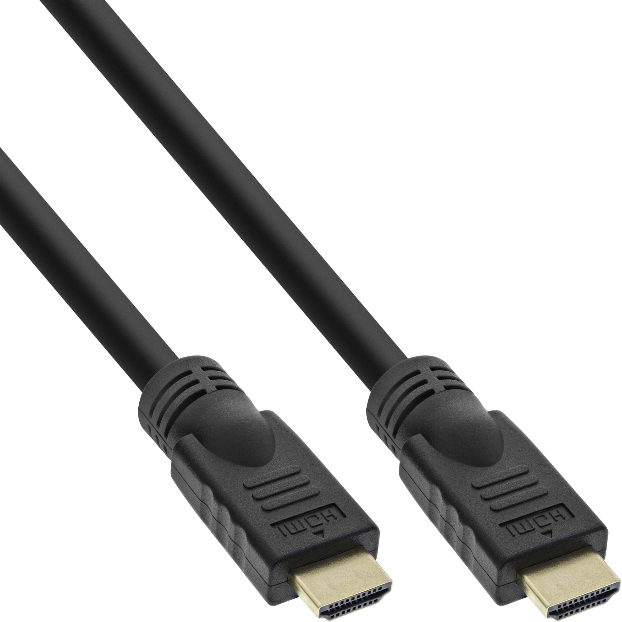 InLine Cavo HDMI ad alta velocità con Ethernet - Premium - 4K2K - ST-ST - nero - 03 m InLine Cavo HDMI 2.0, High Speed, Ethernet, 4K2K, 4K3D, 0,3m, Pr