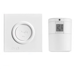 Danfoss Ally Starter Pack - Ally 2400 MHz 0 - 30 m -10 - - 55 C Amazon Alexa & Google Assistant Wireless White Danfoss Ally Wireless Bianco