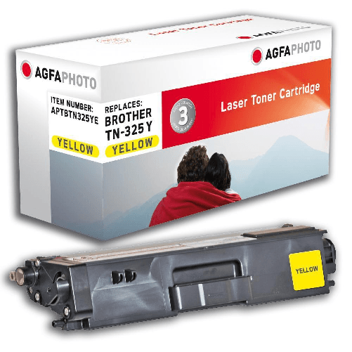 AgfaPhoto APTBTN325YE cartuccia toner 1 pz Giallo (Toner Yellow rpl TN-325 Y - Pages 3.500 - Warranty 36M) AgfaPhoto APTBTN325YE cartuccia toner 1 pz