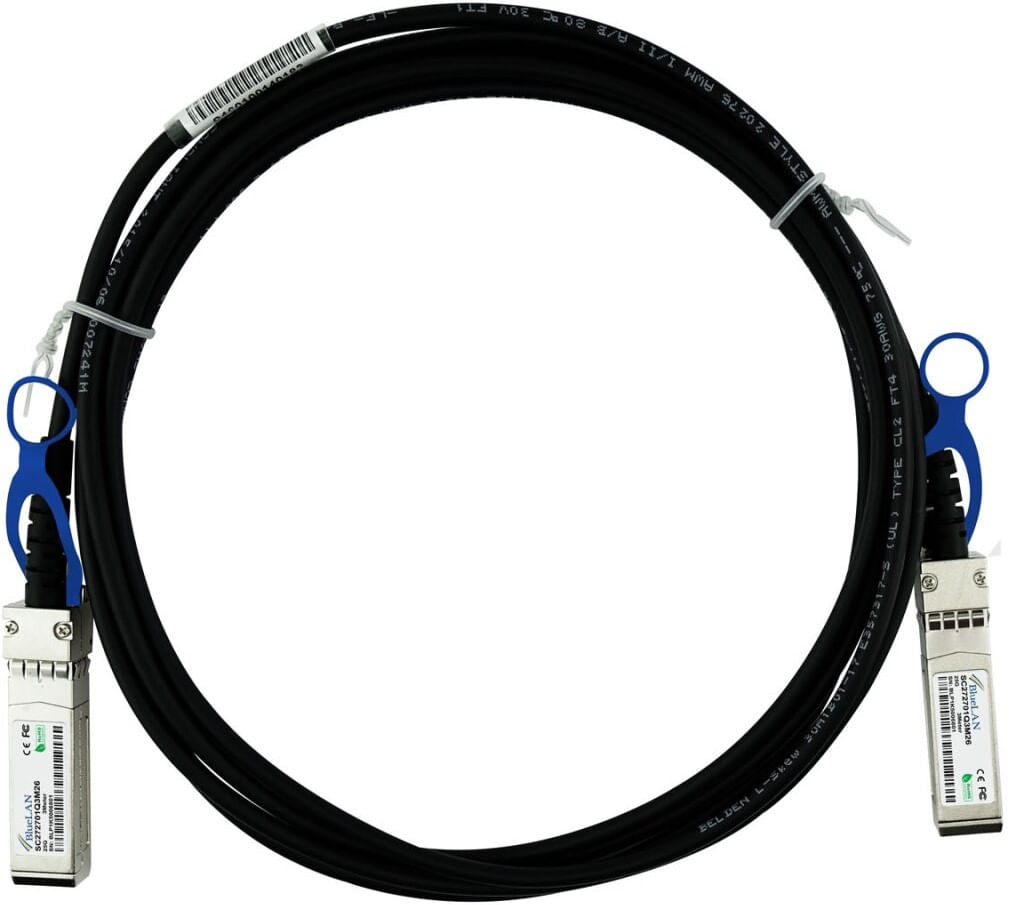 BlueOptics SFP-25G-C50CM cavo InfiniBand e in fibra ottica 0,5 m SFP28 Nero