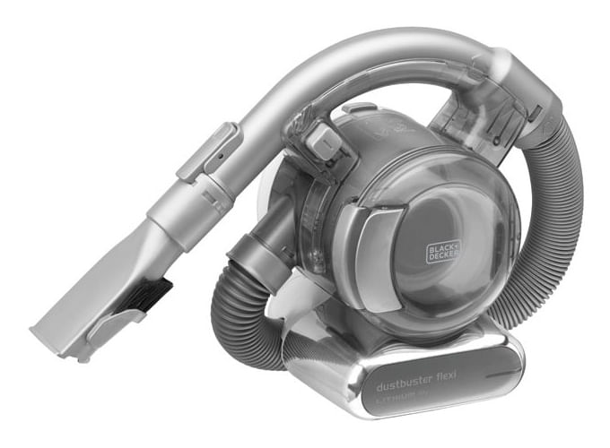 Black & Decker PD1820LF aspirapolvere senza filo Nero, Cromo Senza sacchetto