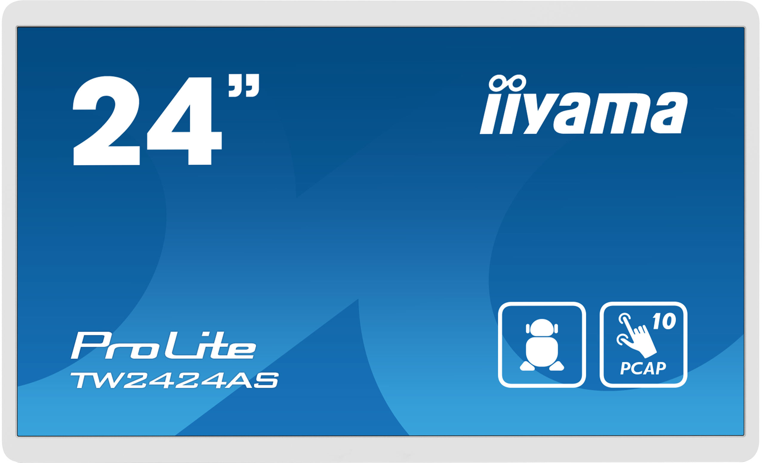 iiyama TW2424AS-W1 visualizzatore di messaggi Pannello piatto per segnaletica digitale 60,5 cm (23.8") Wi-Fi 250 cd/m² 4K Ultra HD Nero Touch screen P
