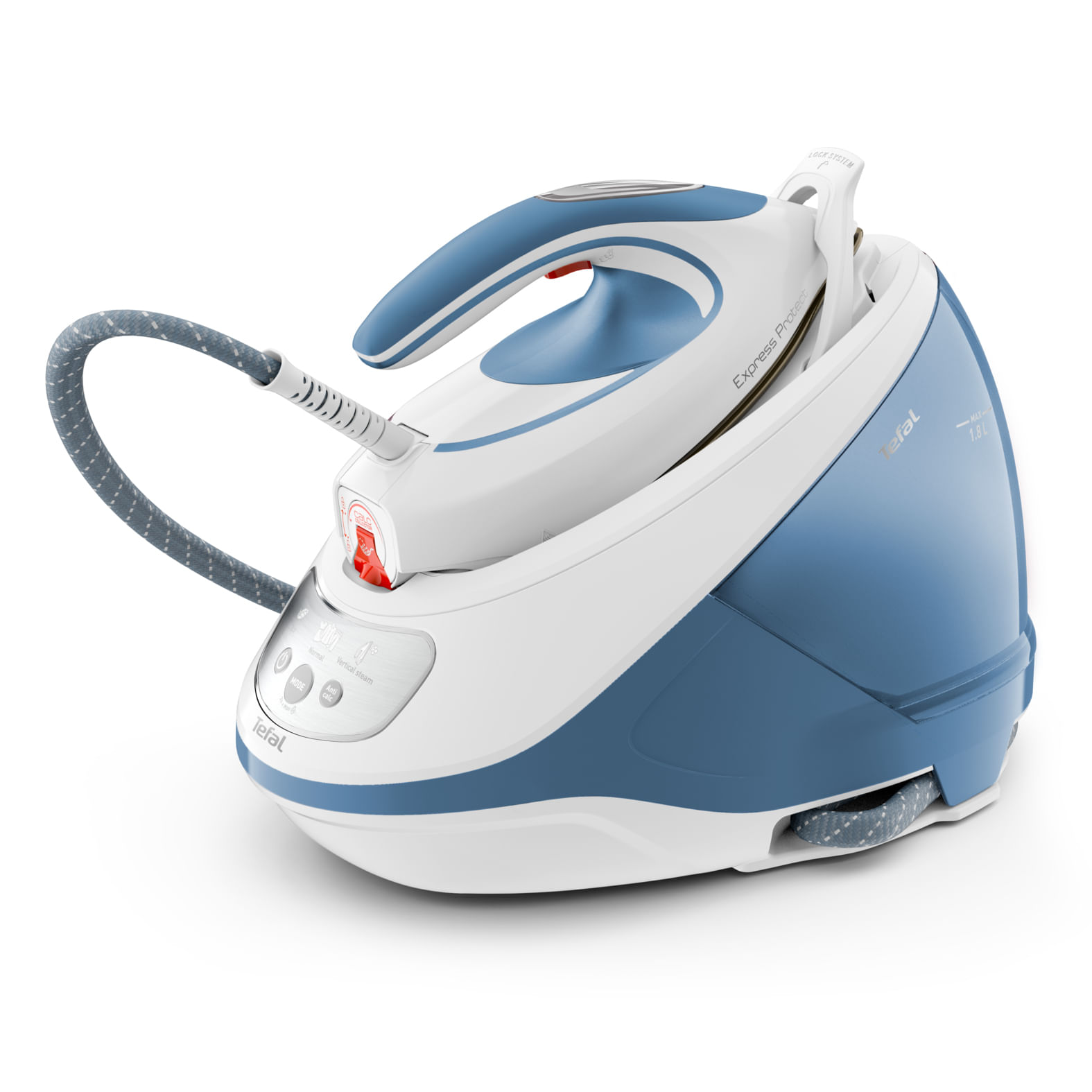 Tefal Bgeleisen Tefal Express Protect SV9202 2800 W 1,8 L Durilium AirGlide Autoclean soleplate Bianco, Blu