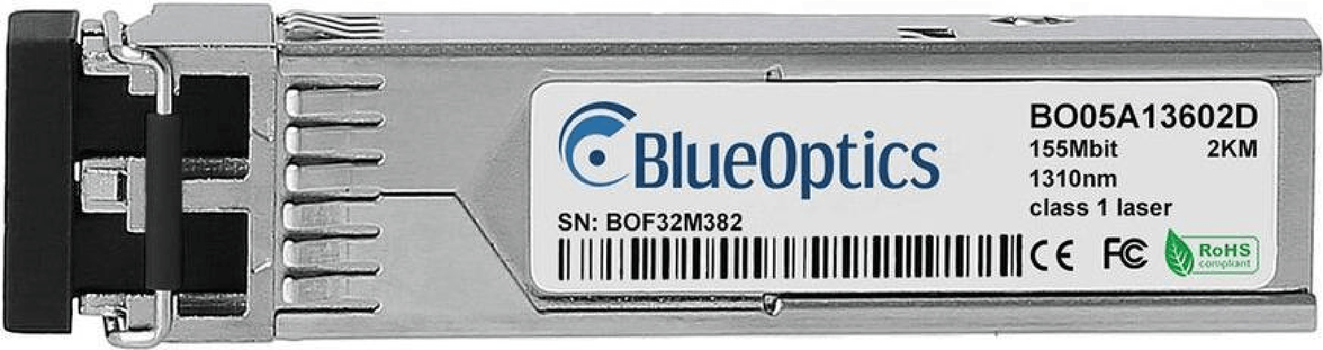 BlueOptics Compatibile Keymile 37013009 BlueOptics BO05A13602D Ricetrasmettitore SFP LC-Duplex 100BASE