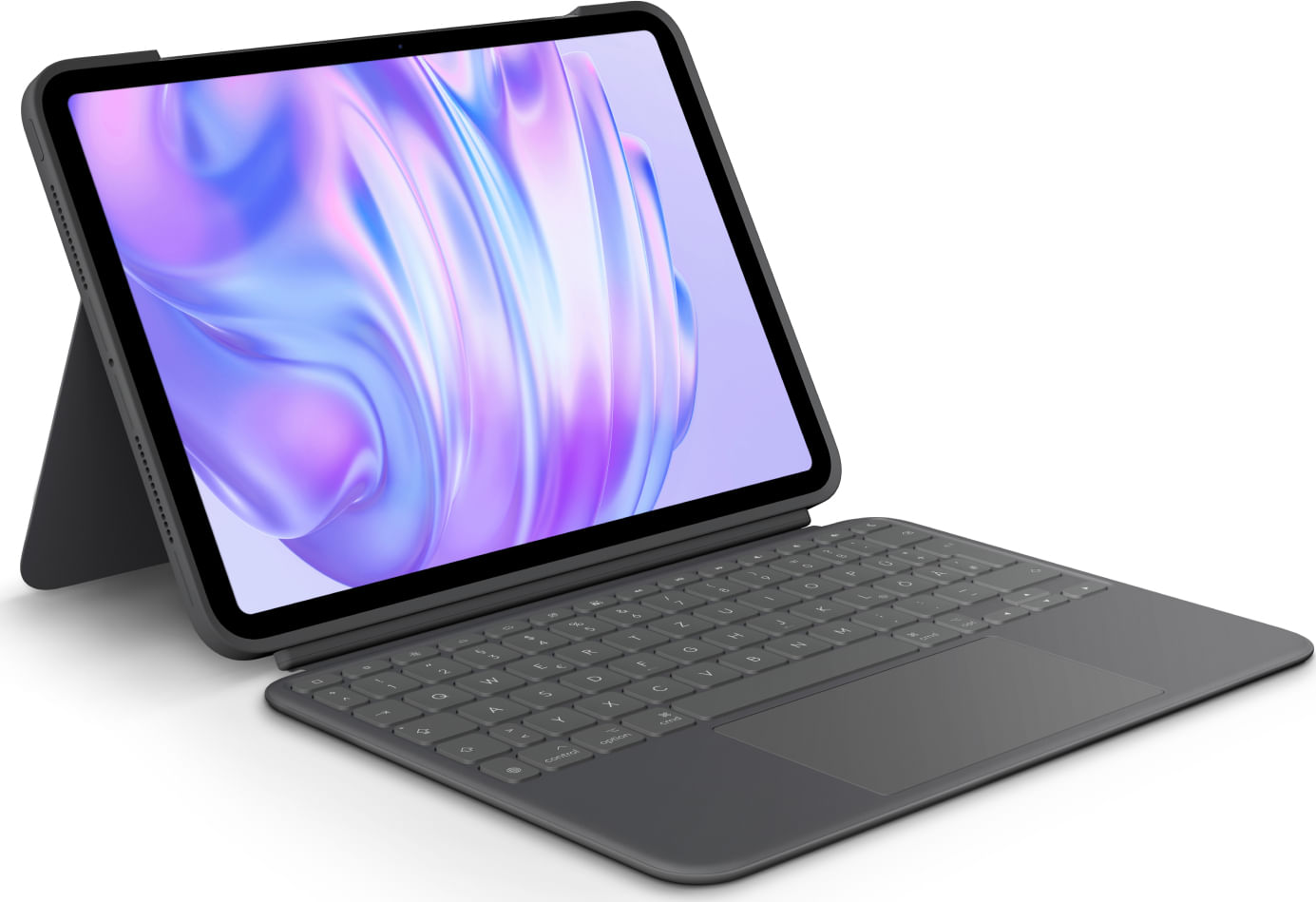 Logitech Combo Touch QWERTZ Tedesco Smart Connector Grafite
