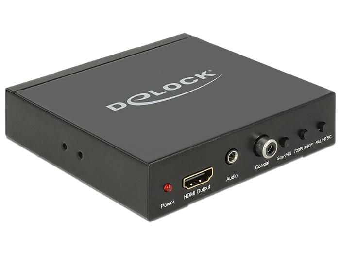 Delock Eingang 1 x SCART Buchse (RGB oder Composite) / 1 x HDMI DeLOCK 62783 convertitore video 1920 x 1080 Pixel