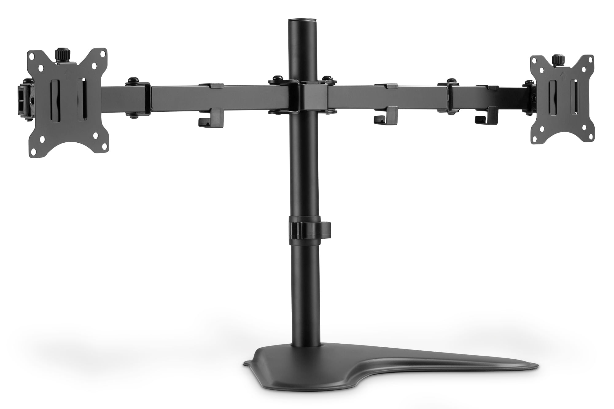 Digitus DA90401 Porta Monitor Doppio con Piedistallo 17-32'' 2x8Kg Max Nero Digitus Supporto monitor universale doppio