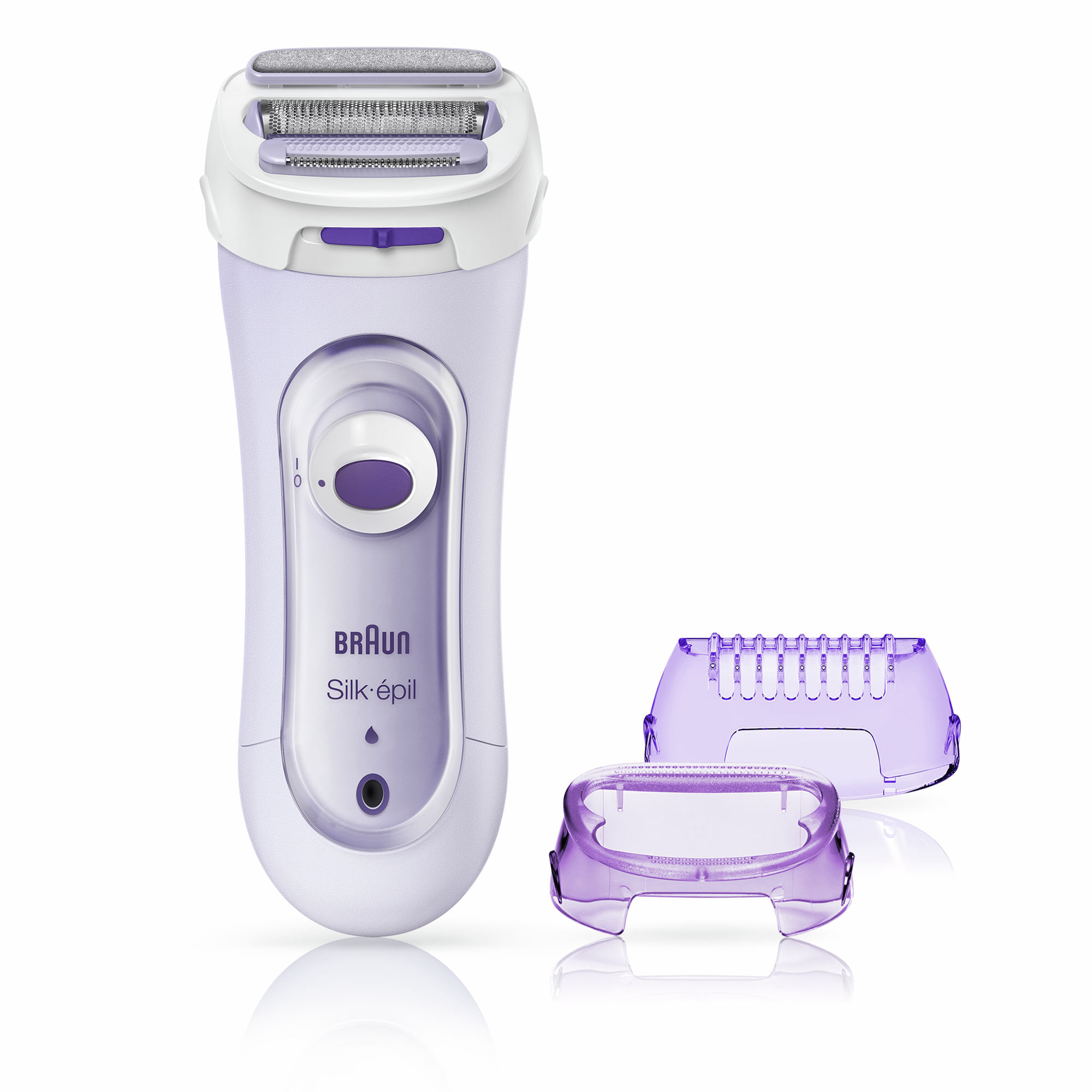 Braun Silk-Épil LS5-560 Rasoio Elettrico senza Fili Rifinitore e Sistema Esfoliante 3 in 1 Lilla Braun Silk-épil LS 5560 1 testina/e Lillà