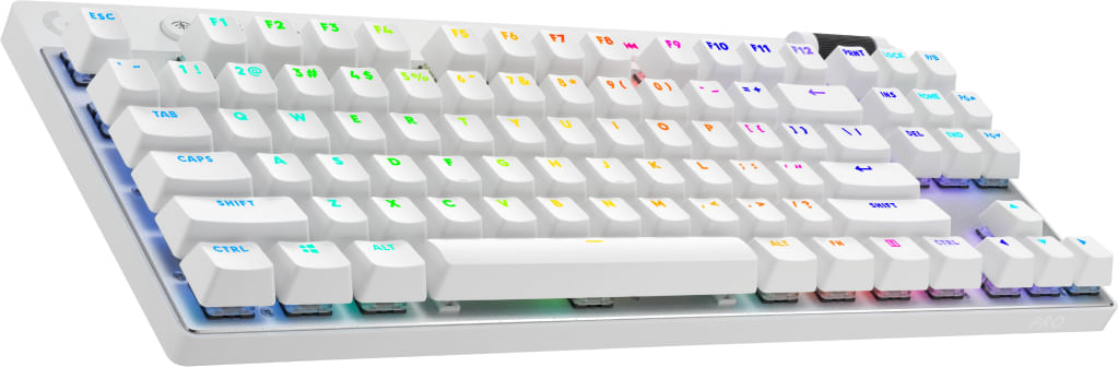 Logitech G PRO X TKL tastiera Gaming RF senza fili + Bluetooth QWERTY US International Bianco