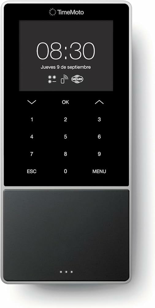 Timemoto Safescan TM—818 MC Nero Gettone elettronico, Impronta digitale, Password Safescan TM—818 MC Nero Gettone elettronico, Impronta digitale, Pass