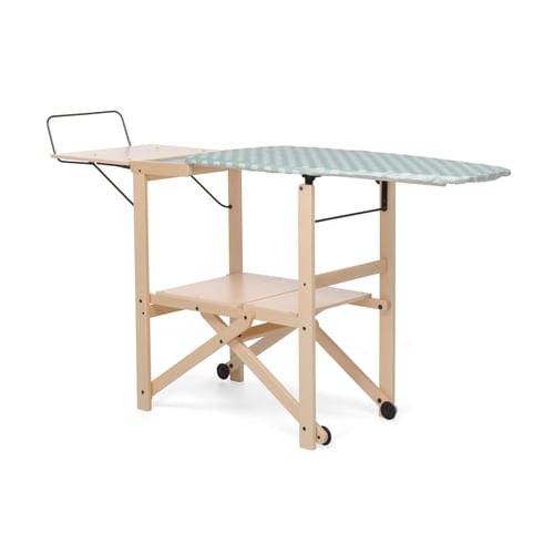 Foppapedretti Asso Postazione da Stiro Naturale Beige Single Pieghevole Foppapedretti Asso Asse da stiro completo 1010 x 490 mm
