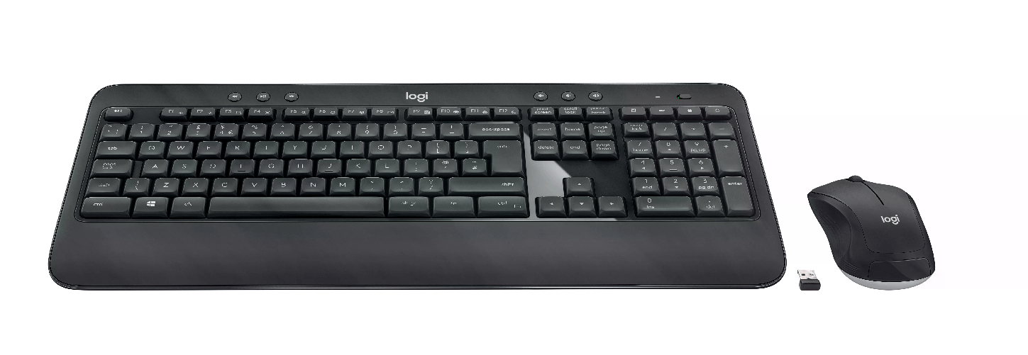 Logitech Advanced MK540 tastiera Mouse incluso Universale USB QWERTY Spagnolo Nero, Bianco