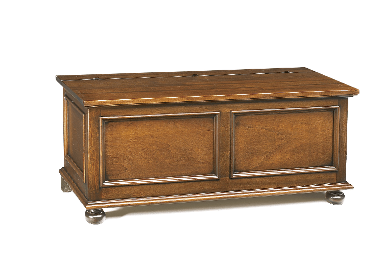Konte.Design Cassapanca Flaminia in legno finitura noce 120x44x51 cm