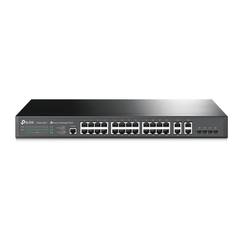 Tp-Link Switch Managed L2 24 Porte + 4 Porte Gbit Combo T2500-28TC TP-Link JetStream Gestito L2 Fast Ethernet (10/100) Nero
