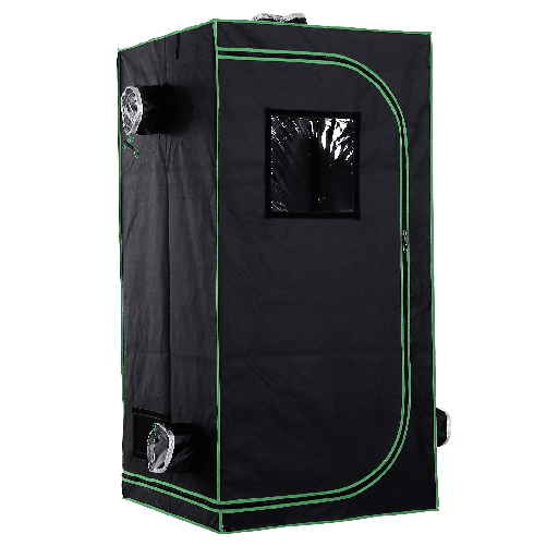 Outsunny Tenda da Coltivazione Idroponica in Mylar e Oxford 600D per Riflettere la Luce grow box grow tenda 80x80x160 cm