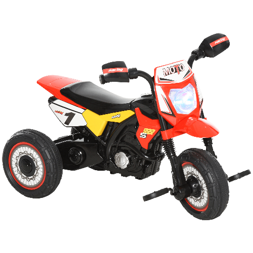 HOMCOM Triciclo a pedali per Bambini, Età 18-36 Mesi - Rosso