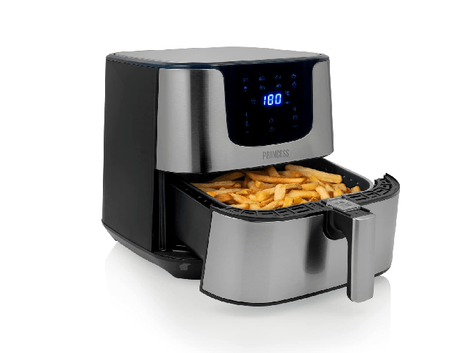 Princess 182060 Singolo 5,5 L Indipendente 1700 W Friggitrice ad aria calda Argento