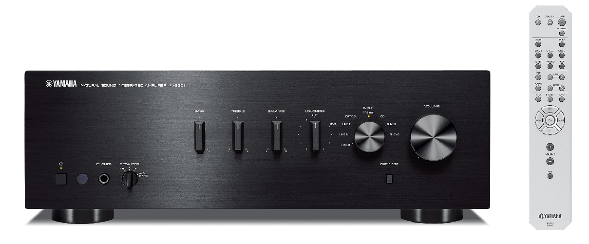 Yamaha A-S301 Amplificatore Integrato, Nero Yamaha A-S301 2.0 canali Casa Nero