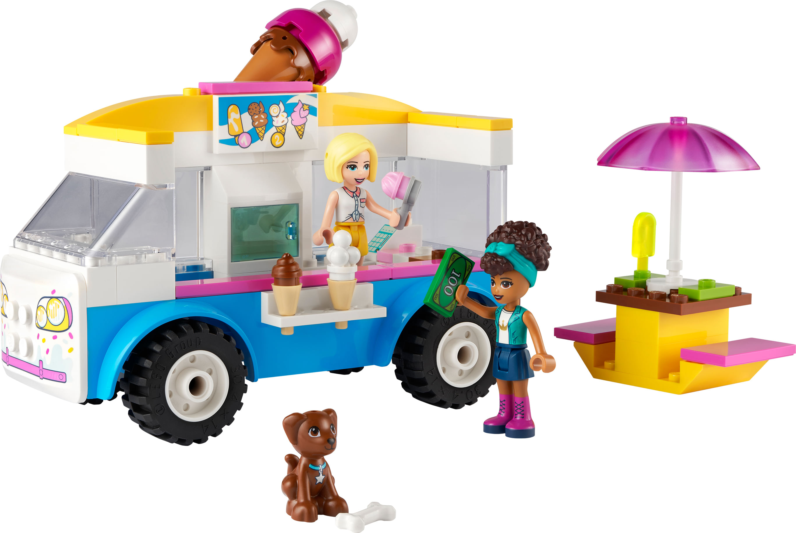 LEGO Friends 41715 Il Furgone dei Gelati, Set con Gelato e Cane Giocattolo, con Mini Bamboline LEGO Friends Il furgone dei gelati