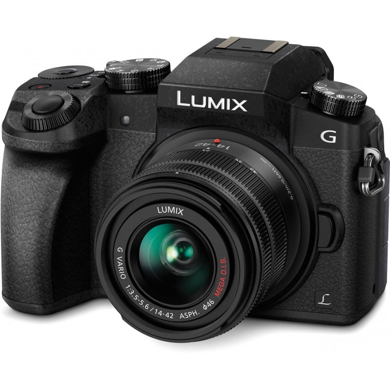 Panasonic Lumix DMC-G7 + G VARIO 14-42mm MILC 16 MP Live MOS 4592 x 3448 Pixel Nero