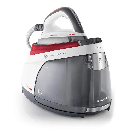 Polti La Vaporella XM82C Ferro da Stiro con Caldaia 7 Bar 4 Programmi Polti La Vaporella XM82C 2350 W 1,5 L Alluminio Grigio, Rosso