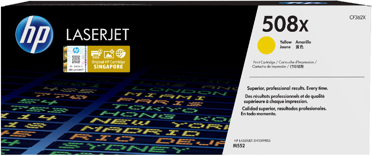 HP Cartuccia Toner giallo originale ad alta capacità LaserJet 508X