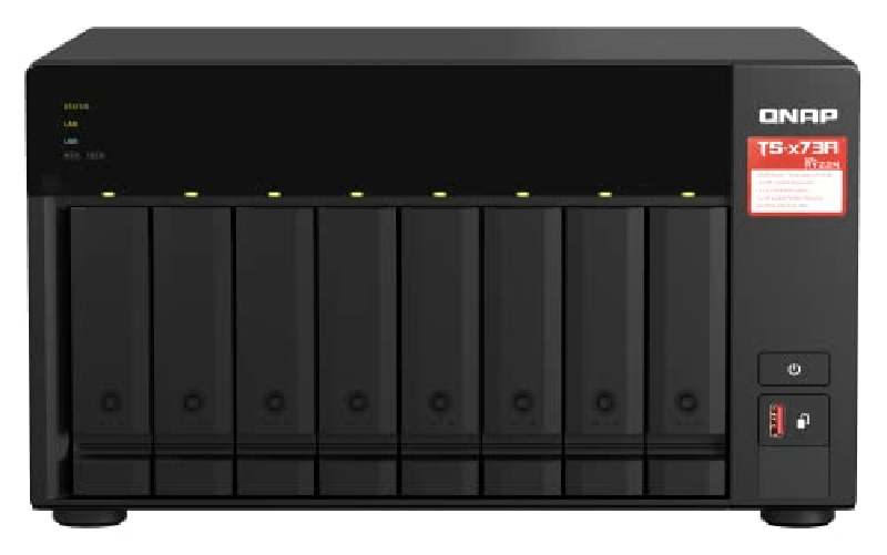 QNAP TS-873A NAS Tower Ethernet/LAN - V1500B