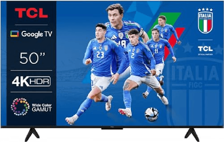 TCL 50P79B - Smart TV 50 Pollici 4K LED Titanio