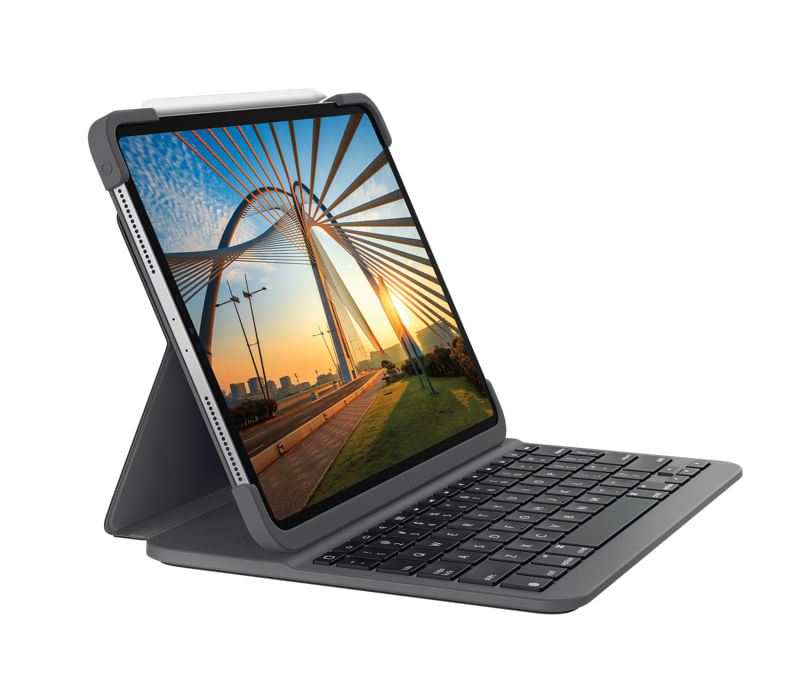 Logitech Slim Folio Pro for iPad Pro 11-inch (1st, 2nd and 3rd generation) Grafite Bluetooth QWERTY Italiano Logitech Slim Folio Pro for iPad Pro 11-i