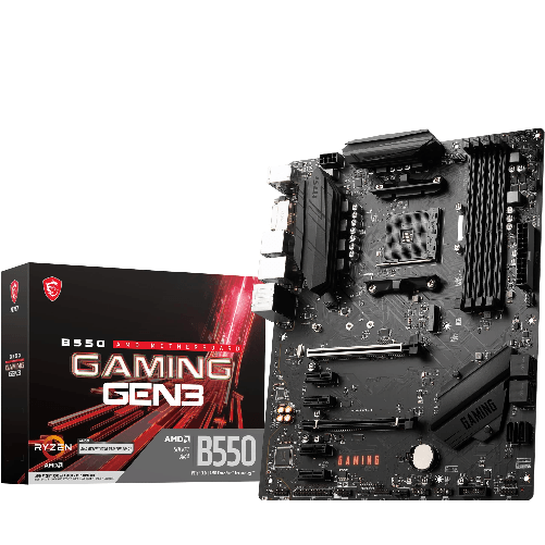 MSI B550 GAMING GEN3 Scheda Madre ATX AM4 per Ryzen 5000 MSI B550 GAMING GEN3 AMD B550 Socket AM4 ATX