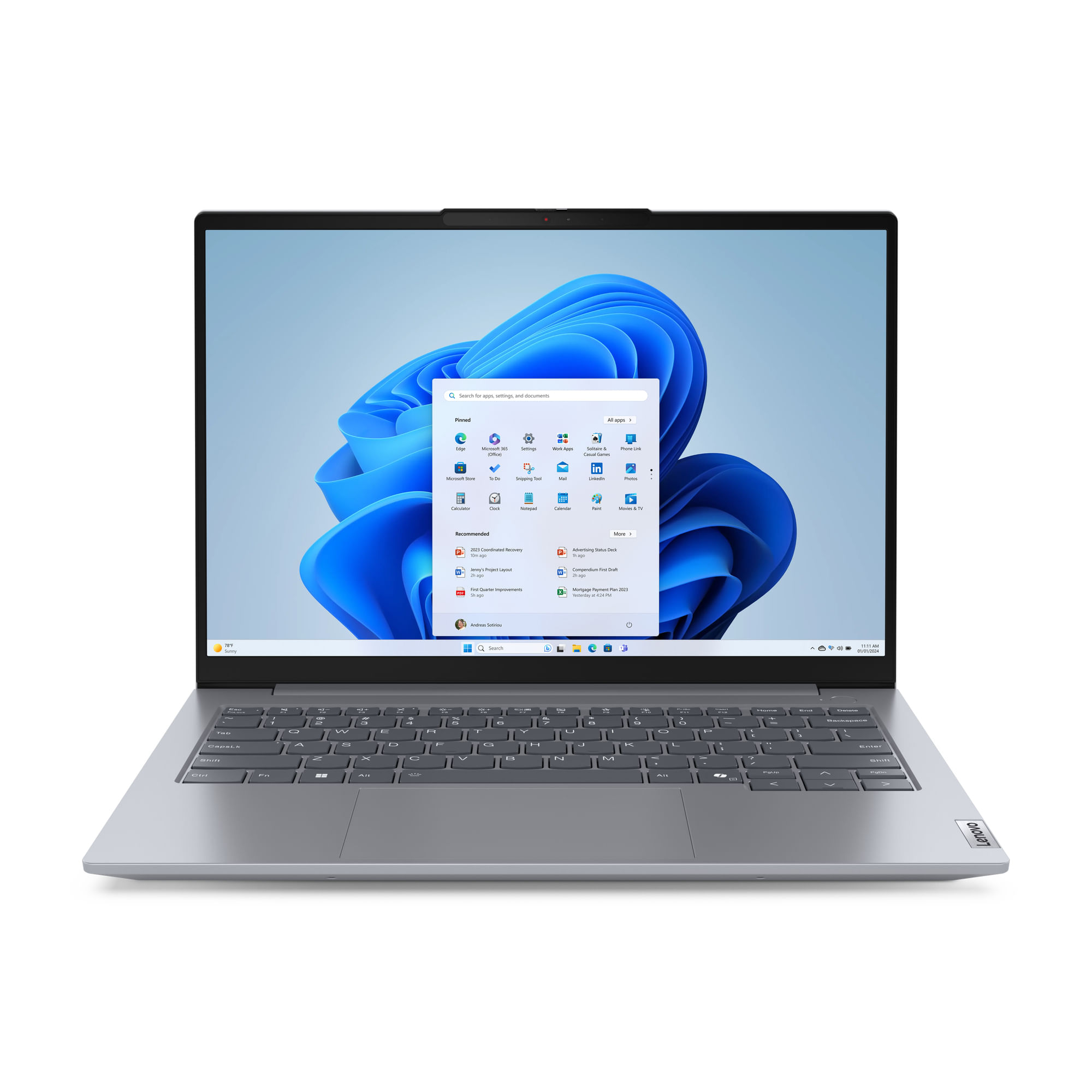 Lenovo ThinkBook 14 AMD Ryzen 7 7735HS Computer portatile 35,6 cm (14") WUXGA 16 GB DDR5-SDRAM 512 GB SSD Wi-Fi 6E (802.11ax) Windows 11 Pro Grigio