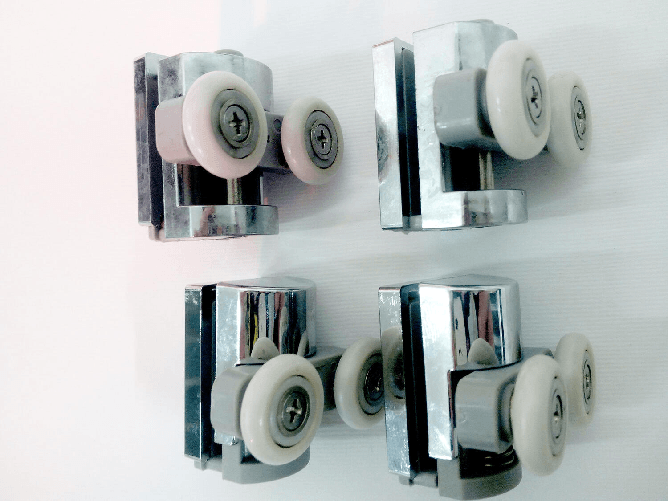 R500/09 Ricambio Carrelli Box Doccia TDA serie DINO kit 4 pz