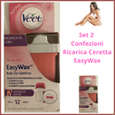 Ceretta ricarica veet set 2 cera depilatoria roll on elettrico depilazione donna