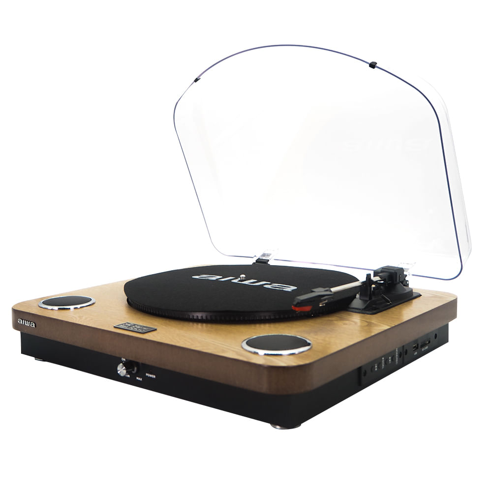 Aiwa GBTUR-120WD Nero, Legno