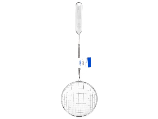 Schiumarola a rete in acciaio inox di mm 10 di cm 16