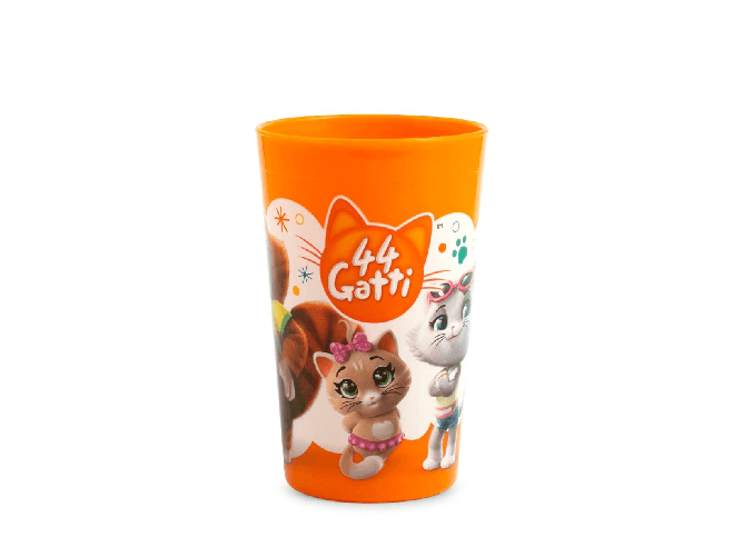 Bicchiere 44 Gatti Lulabi In Polipropilene Cl 28.